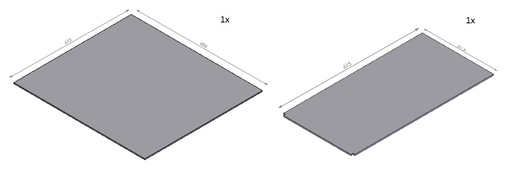 [340983] Set parois miroir