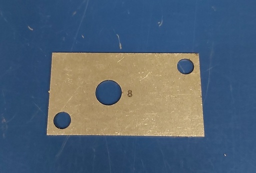 [325577] Plaque  aération brûleur diam. 8