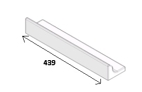 [332989] Béton Céramique plaque de fond Cuatro 57