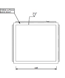 [336742] Cadre 4-côtes Cuatro-3 70
