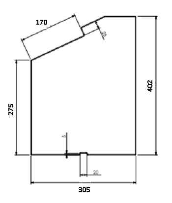 [332301] Béton céramique plaque côté droit