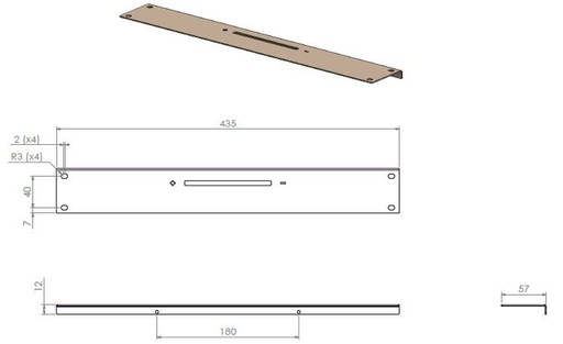 [355081] Strip inf. Cadre classique cde man Cu7/Comp/45