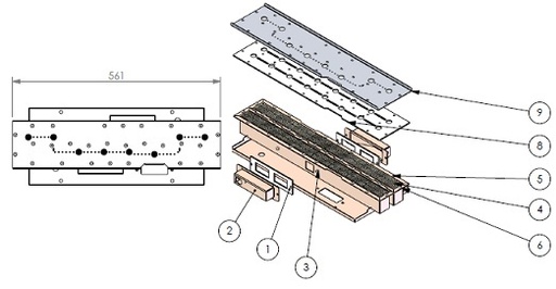 [339574] Brûleur derbyL T3 Gaz Nat NL CenF