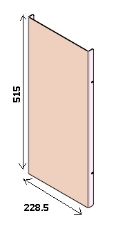 [338975] Lamelle côté York/Topsham/derby Small noire (depuis 10-5-2021)