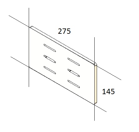 [339145] Grille de combustion Unilux-3 40 noire (depuis 10-5-2021)