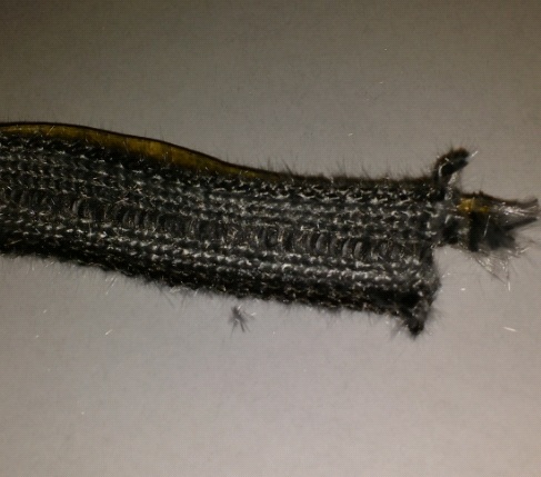 [301596] Joint corde vitre noir 25x3 PAR METRE