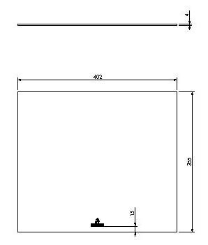 [327969] Vitre Unilux-3 52 dim.402x355