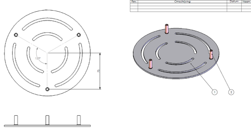 [339159] Rosette métallique Eco 40/52/55 - pierre ollaire - raccordement arrière noir (depuis 10-5-2021)