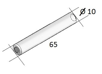 [330044] Tige en inox eco 60