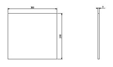 [322216] Plaque d'isolation derrière Eco 600/610