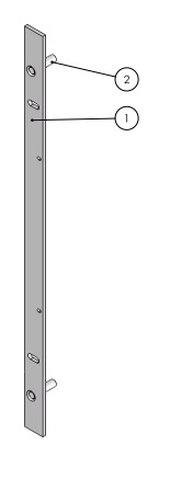 [330503] Plaque de fermeture deux points