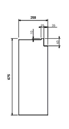 [332458] Béton Céramique panneau latéral droit