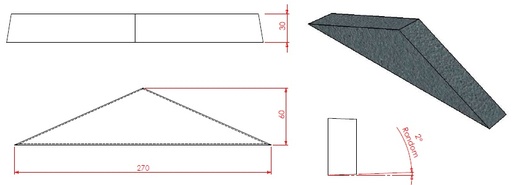 [307353] Brique refractaire Eco 900 arriere