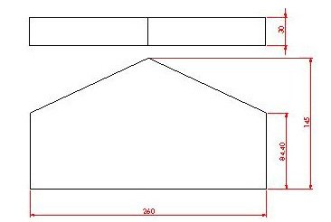 [304401] déflecteur chamotte ECO 900