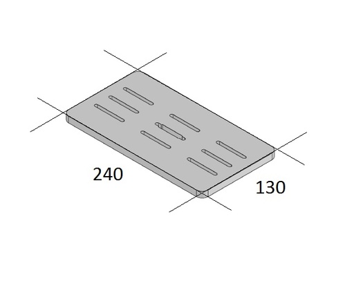 [339142] Grille de chauffe Energa 80/50 noire (depuis 10-5-2021)