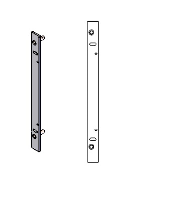 [339122] Plaque de fermeture Energa 60-45 noire (depuis 10-5-2021)