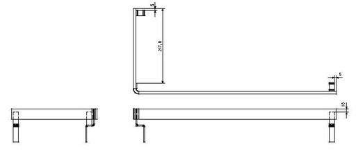[323703] Arrêt de bûches Escamo 200 L