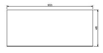 [322335] Vitre Escamolux/Slidebell 105/45 dim. 426x1019