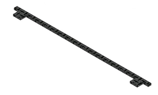 [329142] Joint de seuil de porte vitrée  Esc.lux 70/65-55