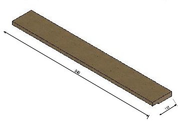 [329482] Vermiculite panneau d'aération Escamolux 80/65