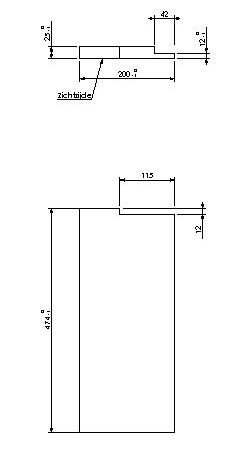 [328341] Vermiculite lamelle latérale droite Escamolux 100-90/45
