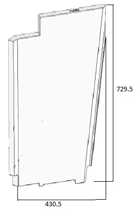 [333984] Béton céramique côté gauche
