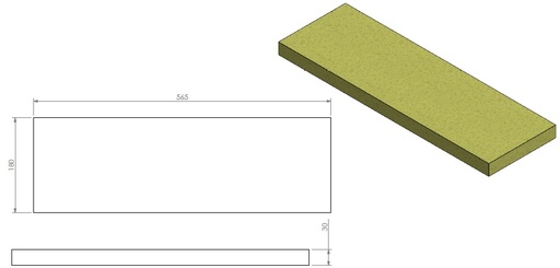 [346597] Plaque d`isolation pour déflecteur