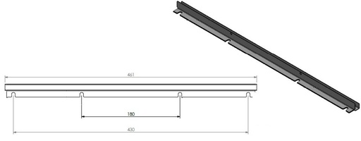 [346669] Strip de fixation pour corde D+G