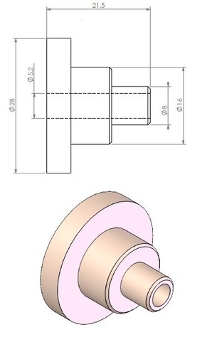 [346672] Tige fermeture noire