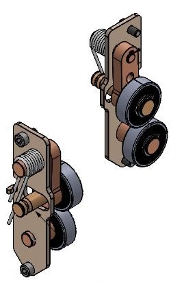 [351512] Systeme de galet enrouleur complet