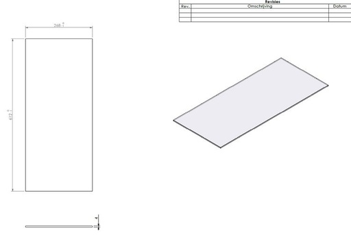 [350963] Vitre latérale GFP série 55