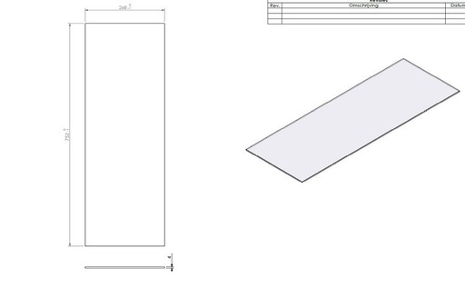 [350324] Vitre latérale GFP 90/70