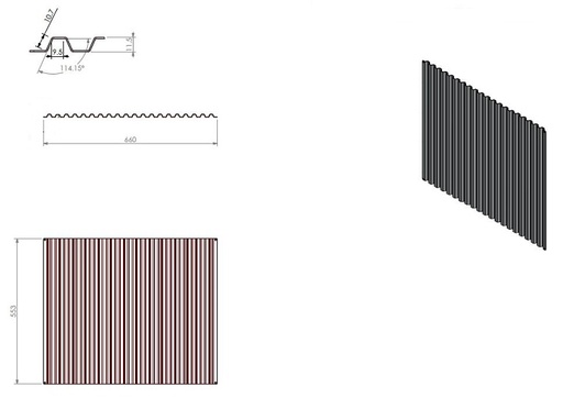 [351444] Fond arrièrre GFP 70/55 noir