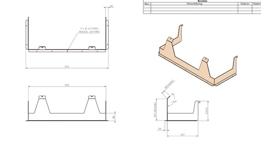 [351472] Linteau GFP 70/70- 70/55