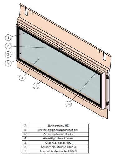 [338806] Hidden Door complet HBM-3 noir (depuis 10-5-2021)