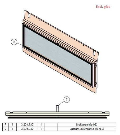 [338794] Hidden Door excl vitre HBXL noir (depuis 10-5-2021)