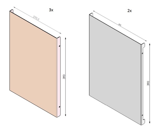 [338990] Lamelle set HBXS noire (depuis 10-5-2021)