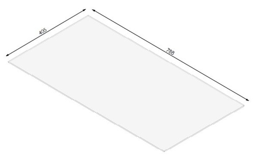 [341303] Vitre anti-reflet FF + corde HBXS III