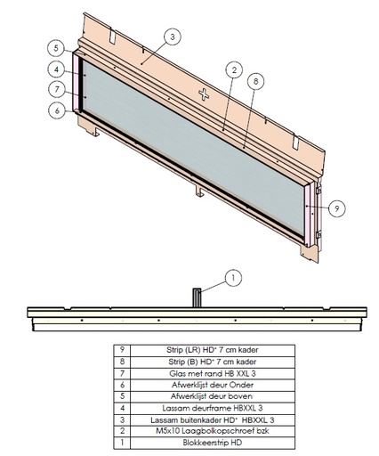 [338789] Hidden Door + 7  porte complete HBXXL noire (depuis 10-5-2021)