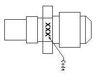 [301910] Injecteur gaz naturel Code 280 D=2,80mm
