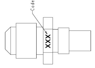 [334991] Injecteur 1x diam 1,35mm