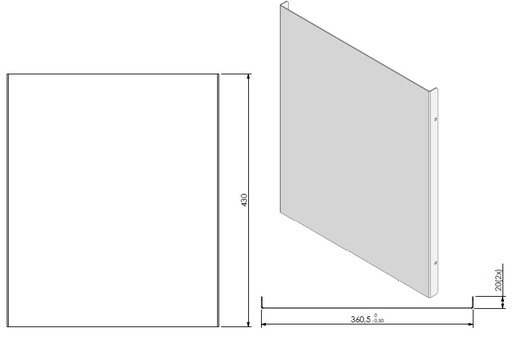 [342507] Paroi arrière lisse
