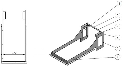 [342833] Linteau Roomdivider Medium