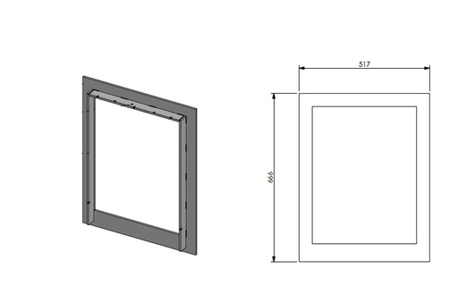 [346723] Cadre classique 52mm SmB 45-60