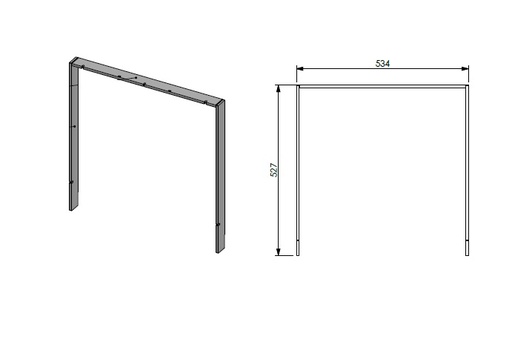 [347777] Cadre encastrable SmB 55-55