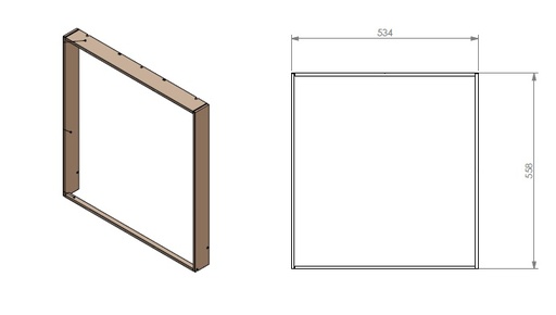 [346635] Cadre en profondeur 15 mm