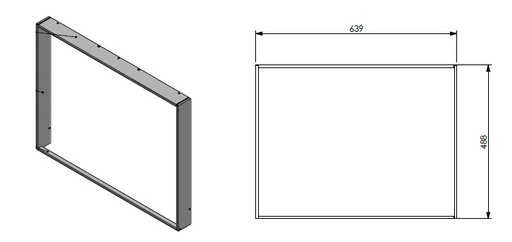 [347480] Cadre profondeur 50mm SmB 65-55