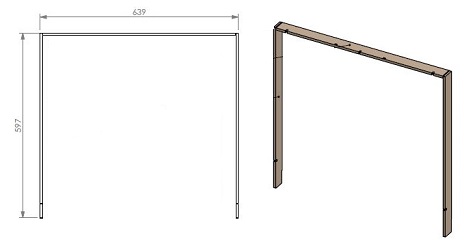 [346684] Cadre encastré