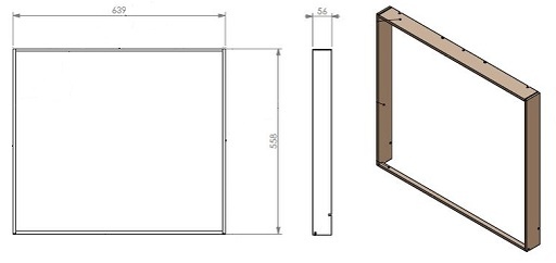 [346686] Cadre profondeur  15 mm