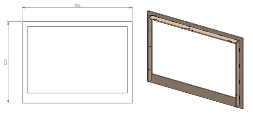 [346924] Cadre classique 35mm SmB 75-55